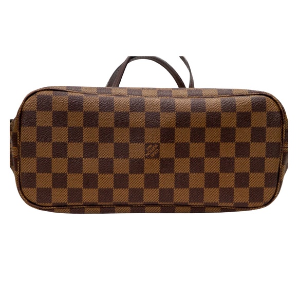 LOUIS VUITTON DAMIER EBENE CANVAS NEVERFULL PM TOTE BAG V12141 - Picture 7 of 11
